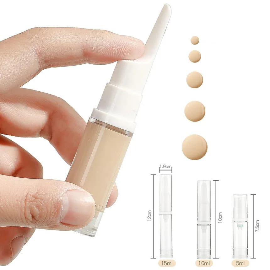 Bouteille sous vide 5ML 10ML 15ML, Lotion à pression, crème pour les yeux, bouteille vide rechargeab