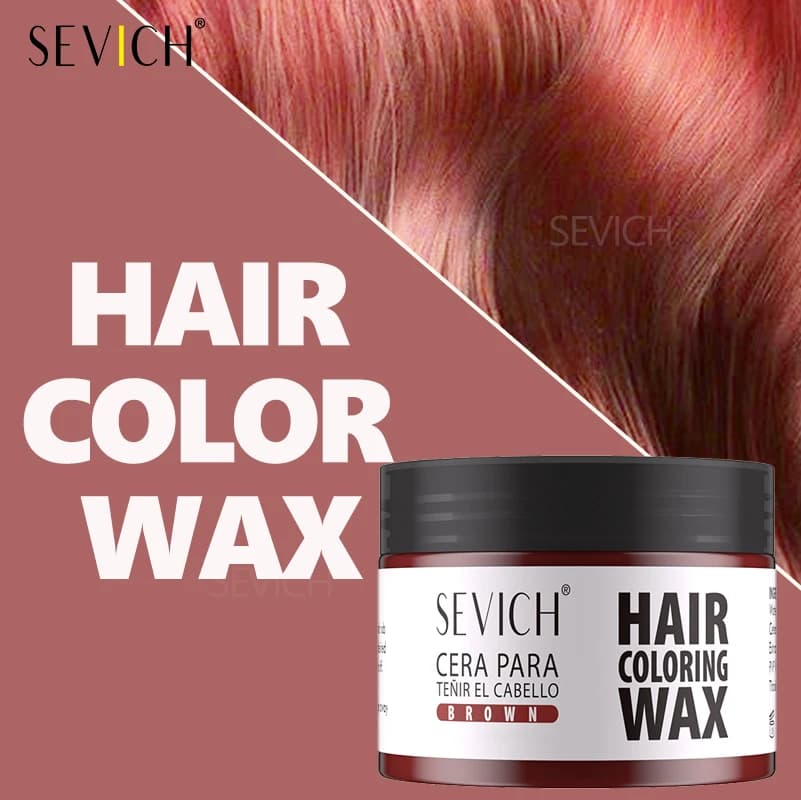 Cire de couleur de cheveux temporaire, facile à laver, bricolage, boue teinte, peinture longue durée
