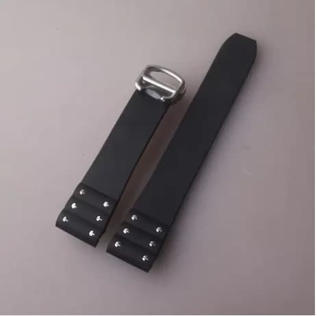 Bracelet en silicone pour Cartier Santos, bracelet de montre en caoutchouc de haute qualité, bracele