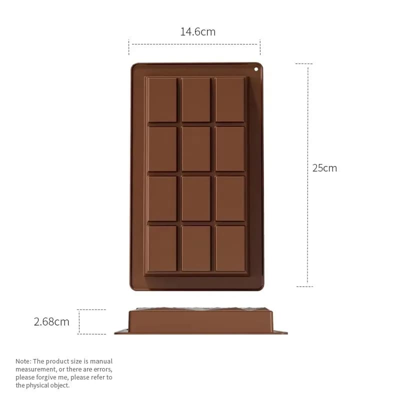 Moule à Caramel carré en Silicone, 16 cavités, truffes au chocolat, grosses bombes, collations Keto,