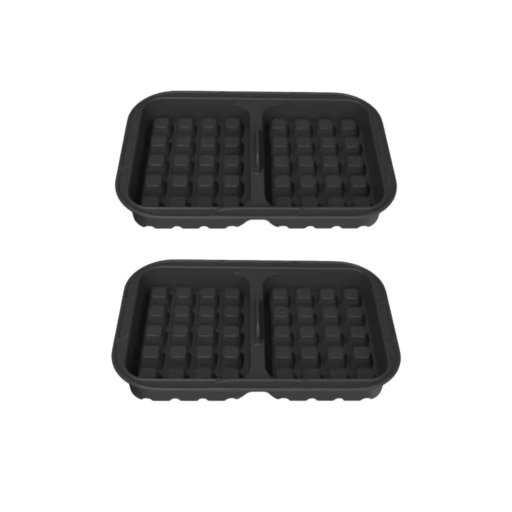 2 Moules de Cuisson en Silicone Antiadhésifs pour Friteuse à Air, Plateau à Gaufres et Gâteaux Réuti