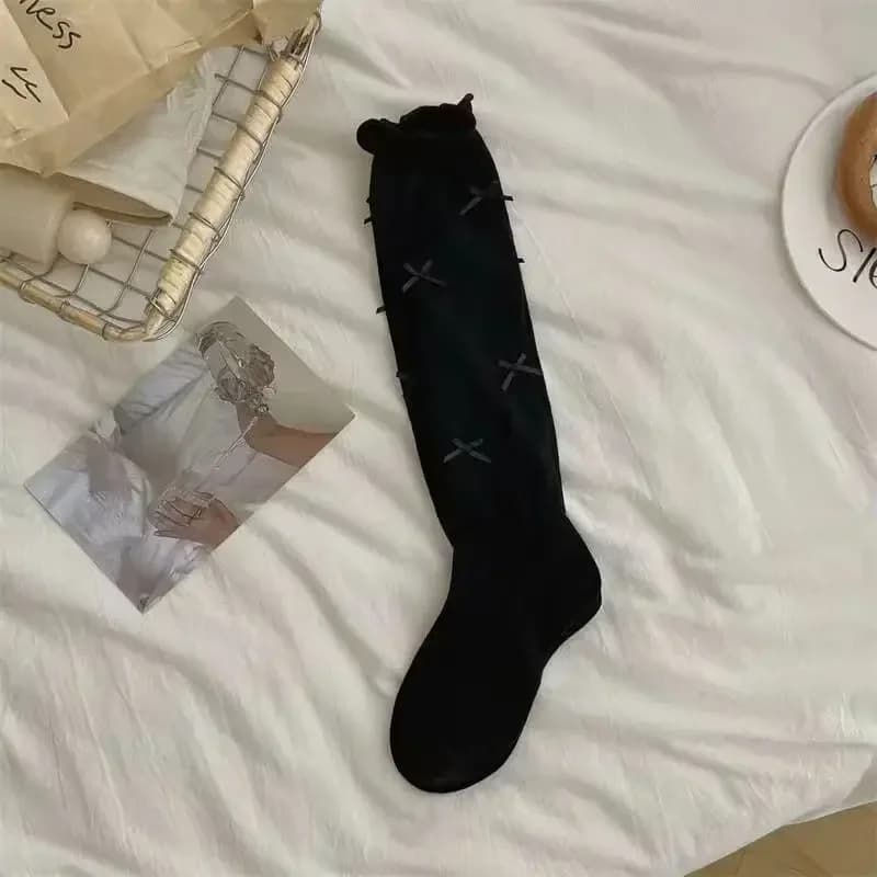 Chaussettes pour femmes de haute qualité, modernes, nouvelles, simples, mignonnes, style japonais, l