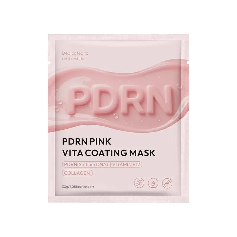 Ensemble de soins de la peau PDRN rose, masque de collagène à l'ADN de saumon, masque Vita Coating, 