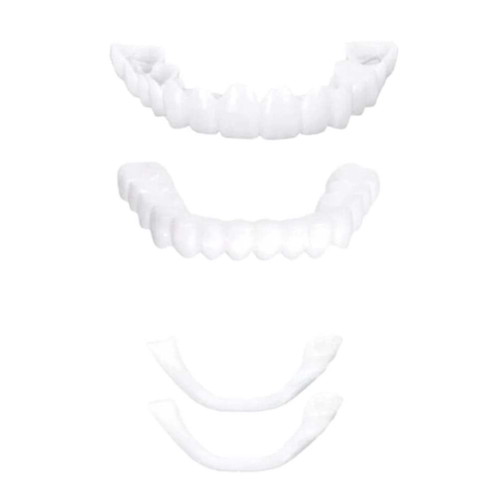 Prothèse dentaire supérieure et inférieure en silicone pour blanchiment des dents, prothèse cosmétiq