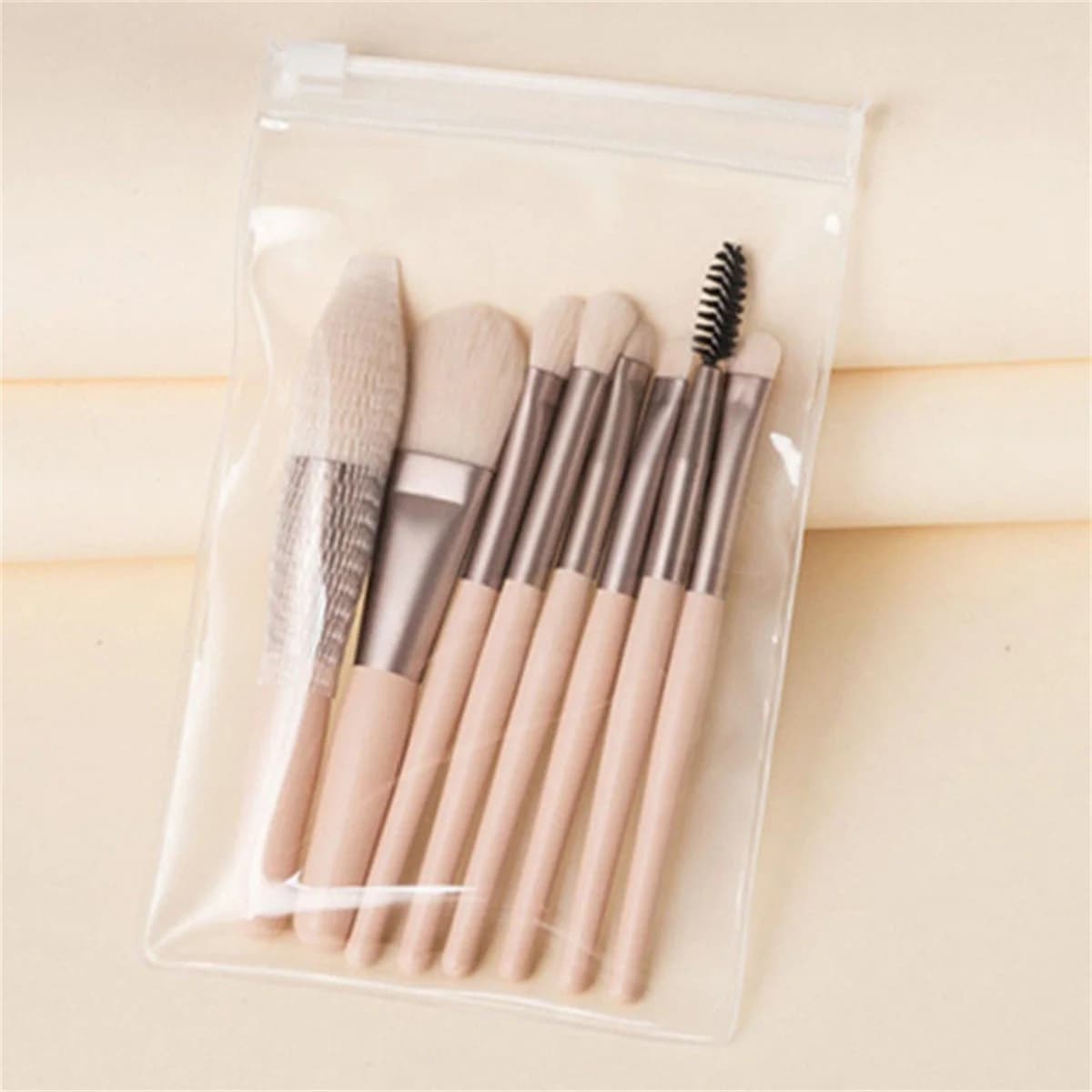 Ensemble de 8 pinceaux de maquillage doux et moelleux pour cosmétiques, fond de teint, blush, poudre