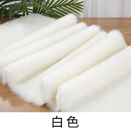 Tissu Imitation fourrure de lapin et de renard, vêtements de bête, tissu de fond de poupée, vêtement