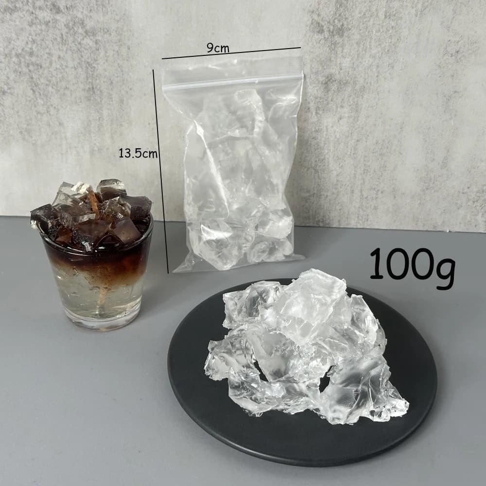 100G gelée cire en gros bricolage à la main parfumé bougie faisant des fournitures matériel cire tra