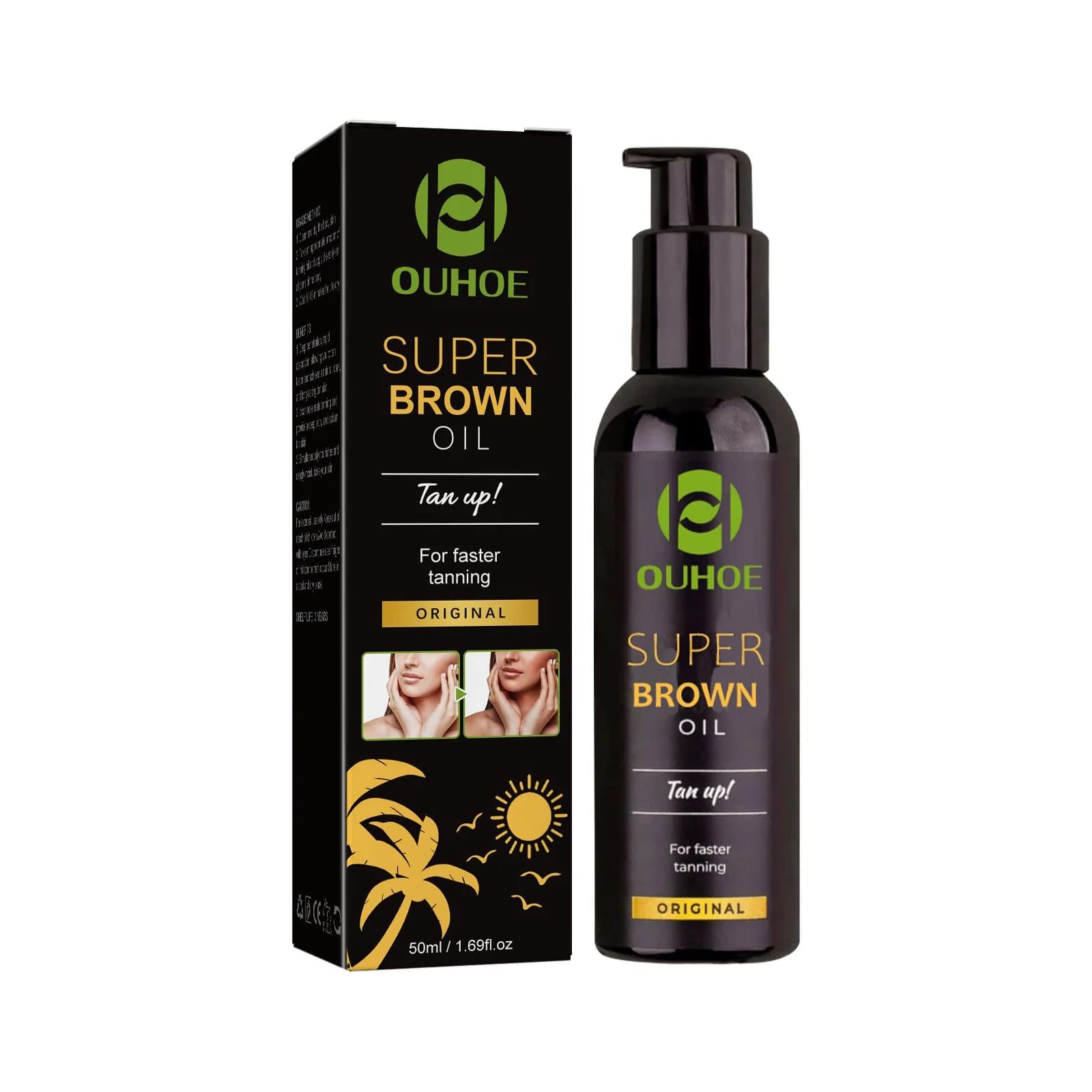 Bronzer Soleil Huile Tanner Accélérateur Longue Durée Hydratant Nourrissant Naturel Tan Plage Sexy S