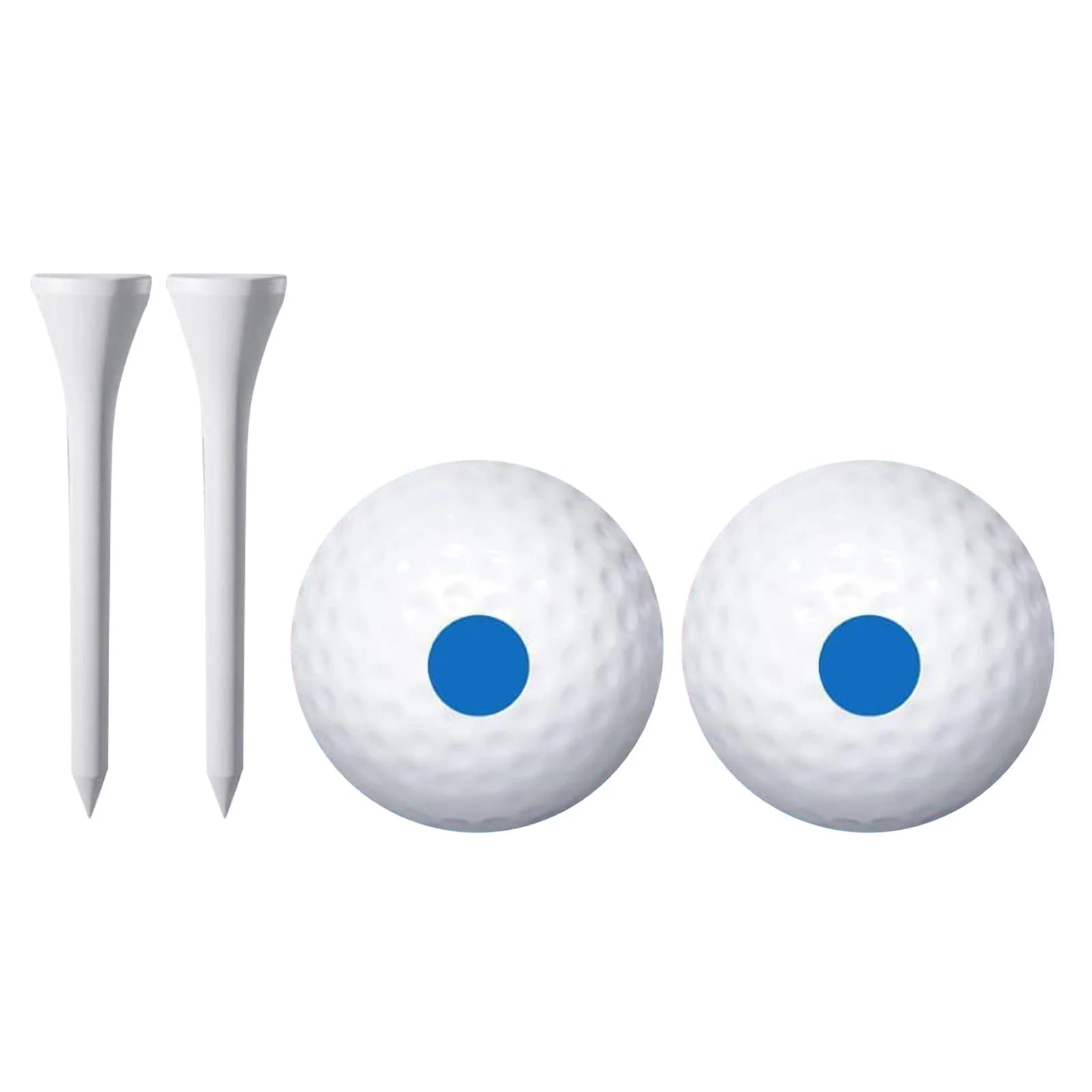 4 balles de golf pour révélation du sexe, balles remplies de poudre avec 2 tees pour fête de révélat