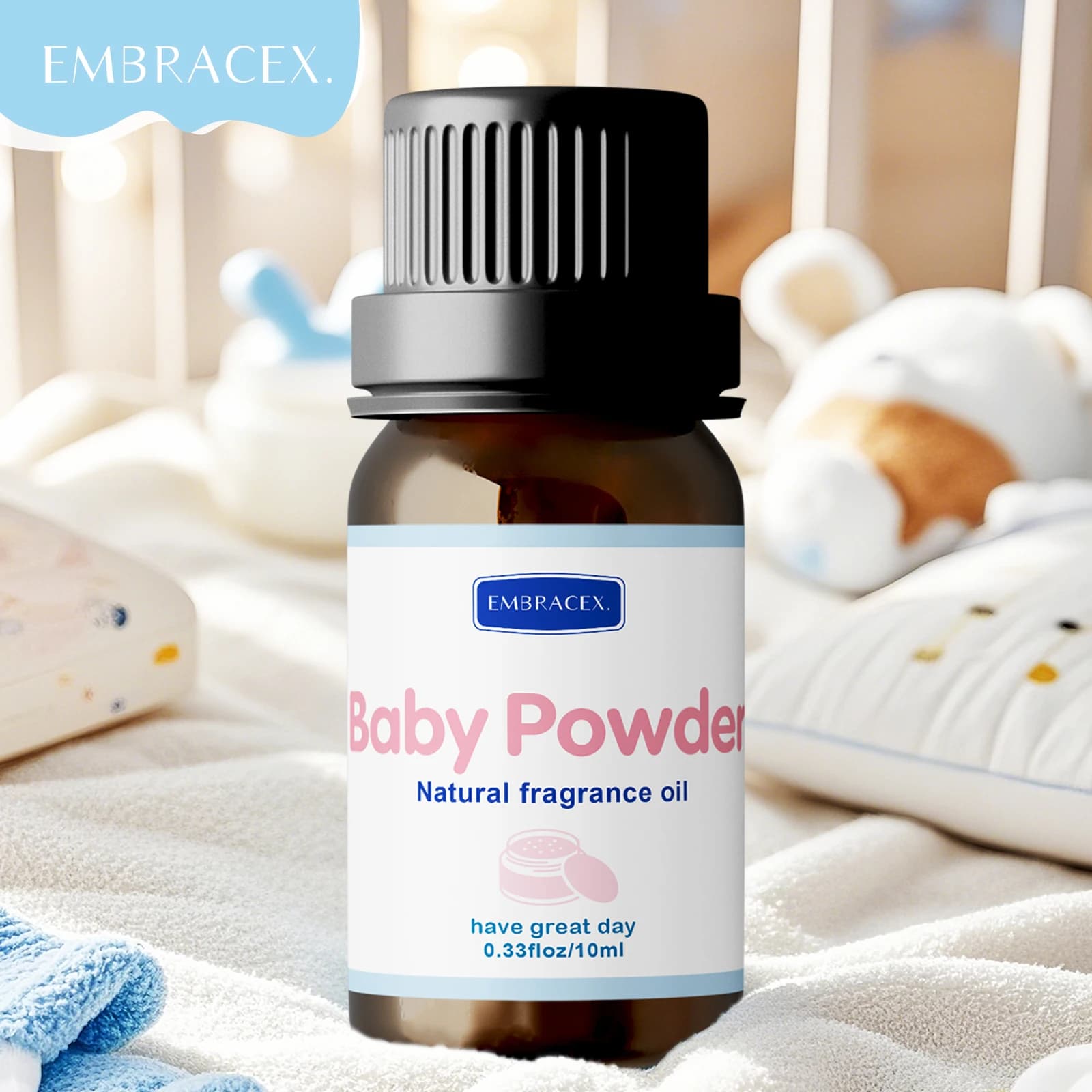 Huile essentielle pour bébé 10 ml, parfum chaud longue durée, soin de la peau, massage corporel, fab