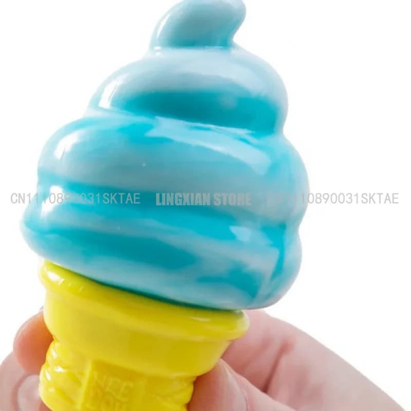 Décompression en forme de cornet de crème glacée Needoh Nice Cream Cone Surprise, anti-stress à pres