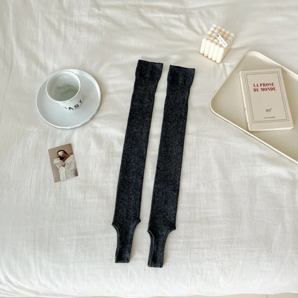 Chaussettes Hautes en Coton pour Femme, 1 Paire, Au-dessus du Genou, Nouvelle Mode, sulf, Minces, Re