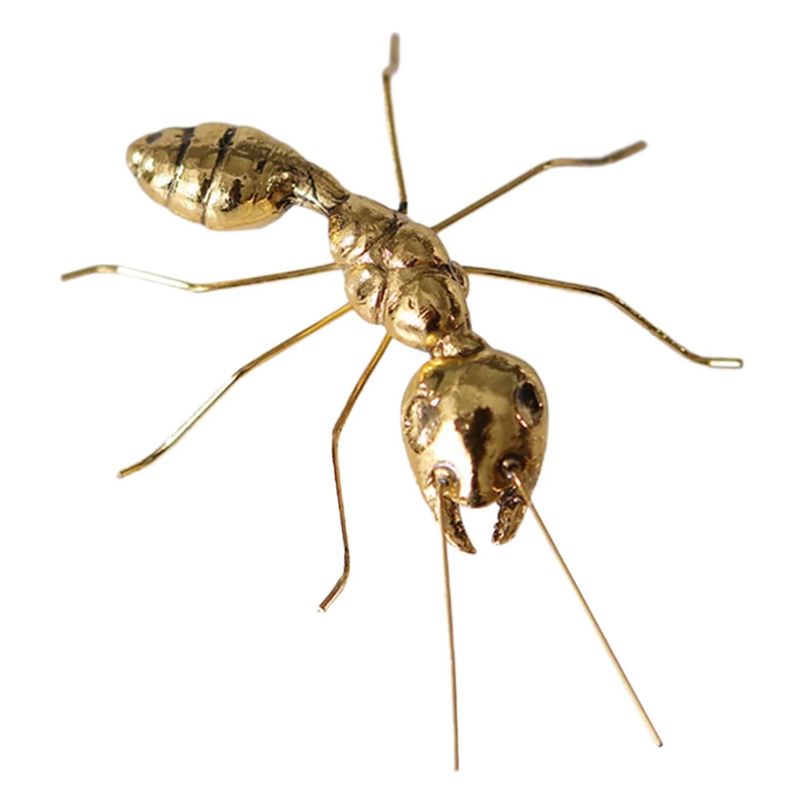 Artisanat de fourmis en métal 65x30x70mm, Figurine décorative, accessoires pour la maison, ornement 