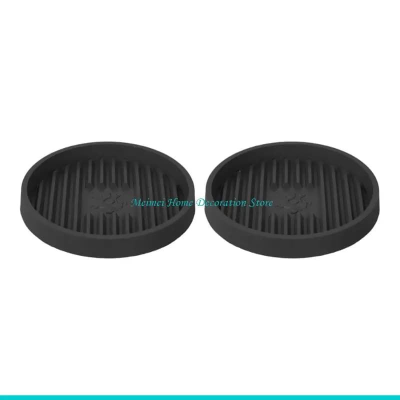 H7BF plateau à piston toilette pratique, fond antidérapant, tapis organisateur à séchage rapide, 2 p