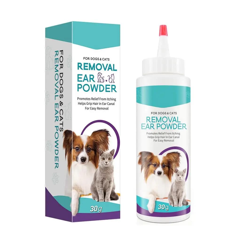 30G poudre d'oreille pour animaux de compagnie sûr efficace sain poudre de lavage d'oreille éliminat