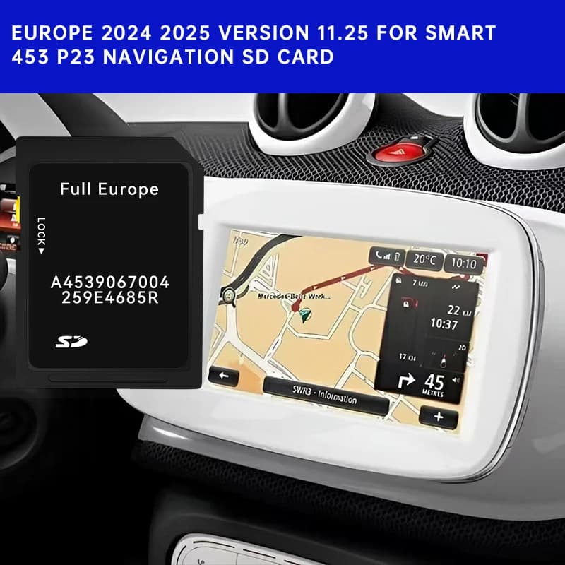SD MAPPE POUR SMART 453 P23 EUROPA 2024 -25 VERSION 11.25 AGOSTO 2024