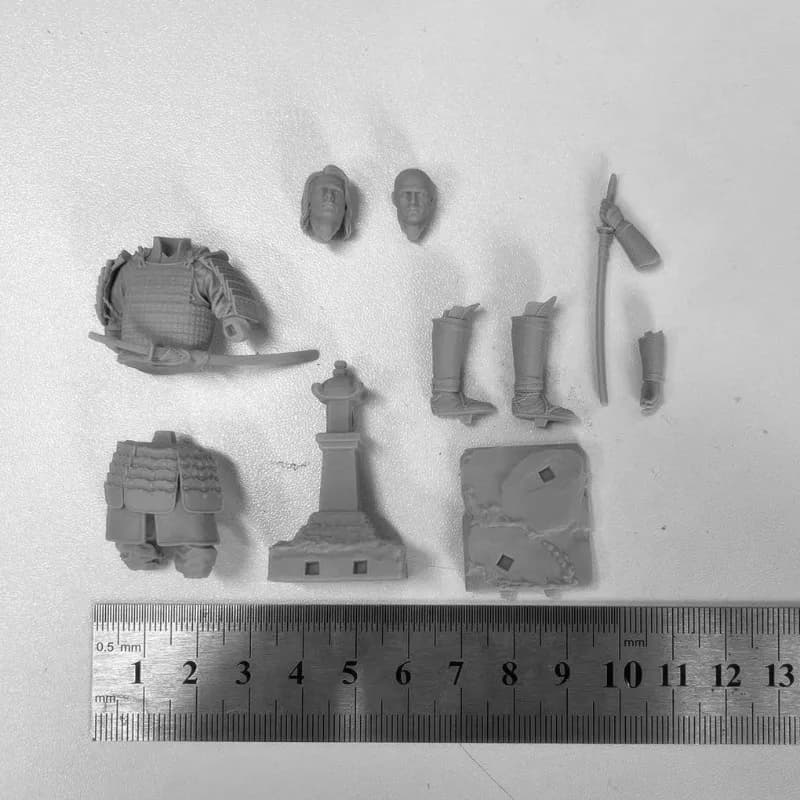 Figurine en résine du dernier samouraï Tom Cruise, échelle 1/24, Kit de modèle assemblé, passe-temps