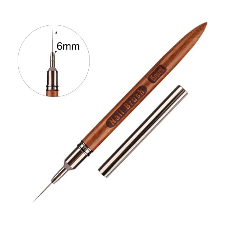 Pinceau triangulaire pour nail art, motifs 3D, pinceau à ongles en acrylique pour photothérapie, gel