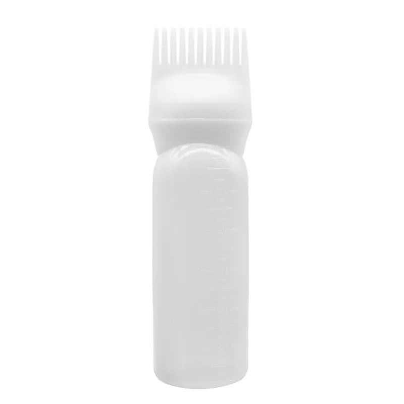 Bouteille applicateur d'huile capillaire pour Salon de coiffure, 3 couleurs, peigne de teinture prof