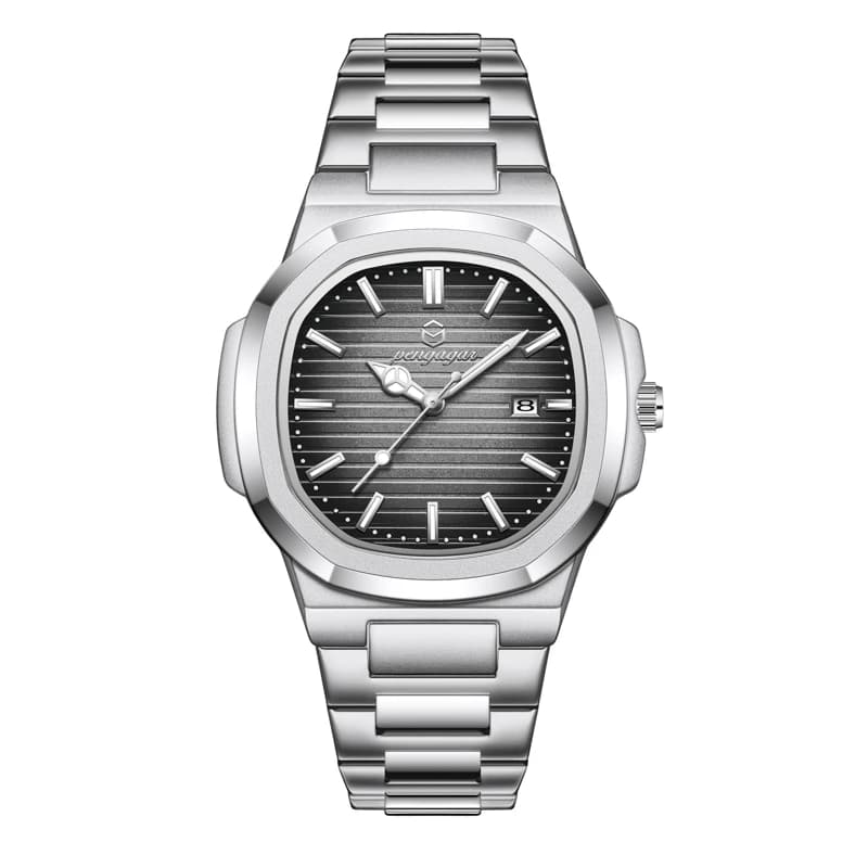 Nouvelle Montre Militaire de Luxe 2026 pour Homme, Carrée, Étanche, Lumineuse, Date et Jour, en Acie