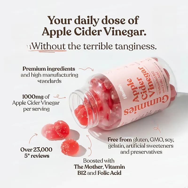 Gummies à mâcher au vinaigre de cidre de pomme doux pour animaux de compagnie – Formule apaisante po