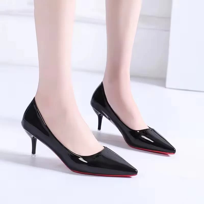 White Nude Pointed Toe Patent Leather High Heels Sexy Red Sole Party Prom Girl Pumps Minimalist Shal