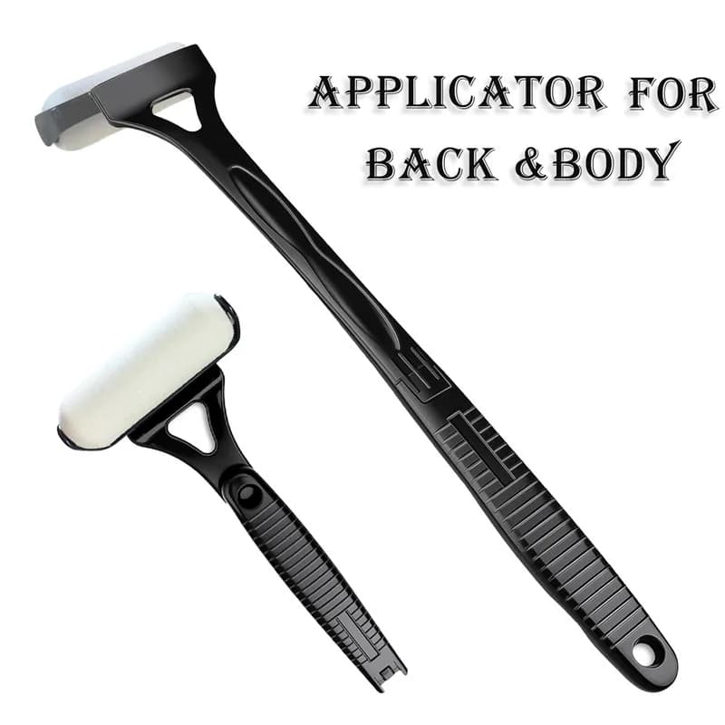 Applicateur de lotion pour dos et corps – Rolle à poignée pliante longue portée, bâton de lotion et