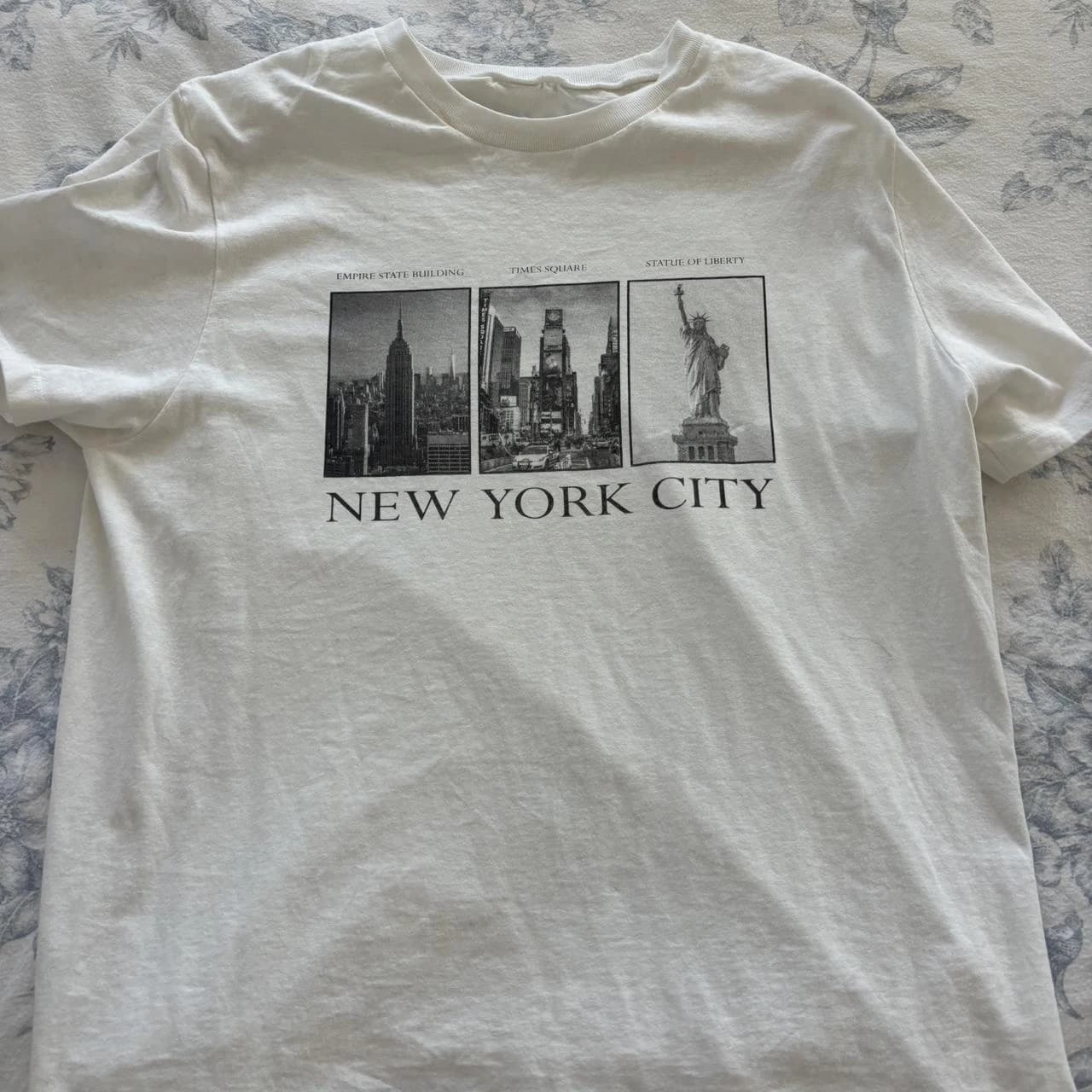 T-shirt court pour femme avec lettre de la ville de New York, vêtements cool, t-shirts graphiques po