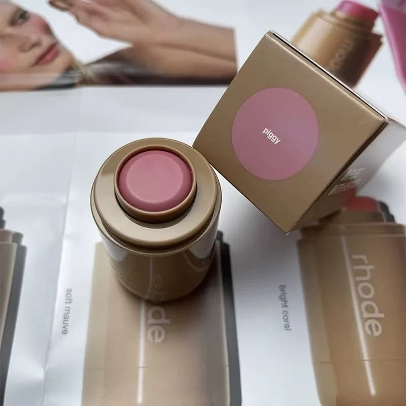 11 couleurs maquillage fard à joues Rouge poudre poche Blush brillant à lèvres joue bâton hydratant 