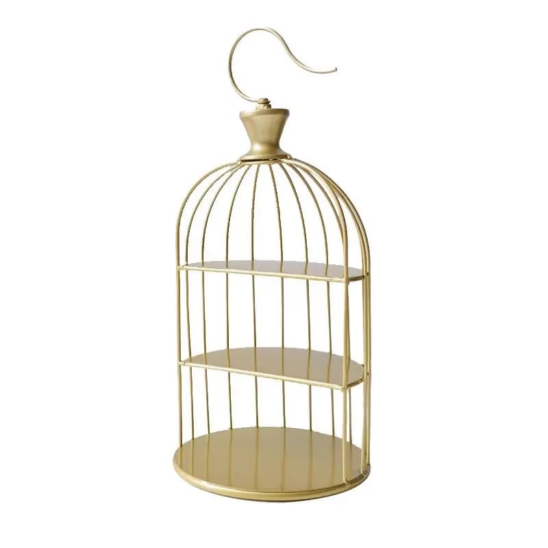 Table à Dessert européenne, ornements créatifs, Cage à oiseaux, supports à gâteaux, cadre de rafraîc