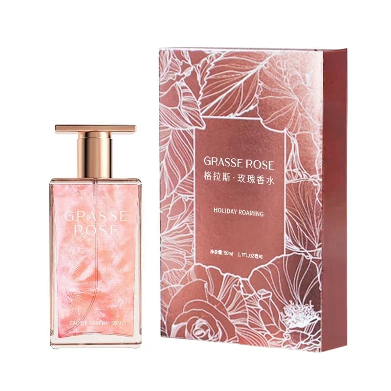 Grasse Rose – Parfum longue durée, 50Ml, Eau De Toilette, brume De Parfum pour femmes, adapté à un u
