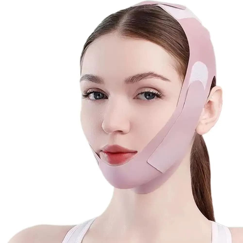 Masque Bandage en Polyester pour le Visage : Lifting et Remodelage du Contour en V, Raffermissement 