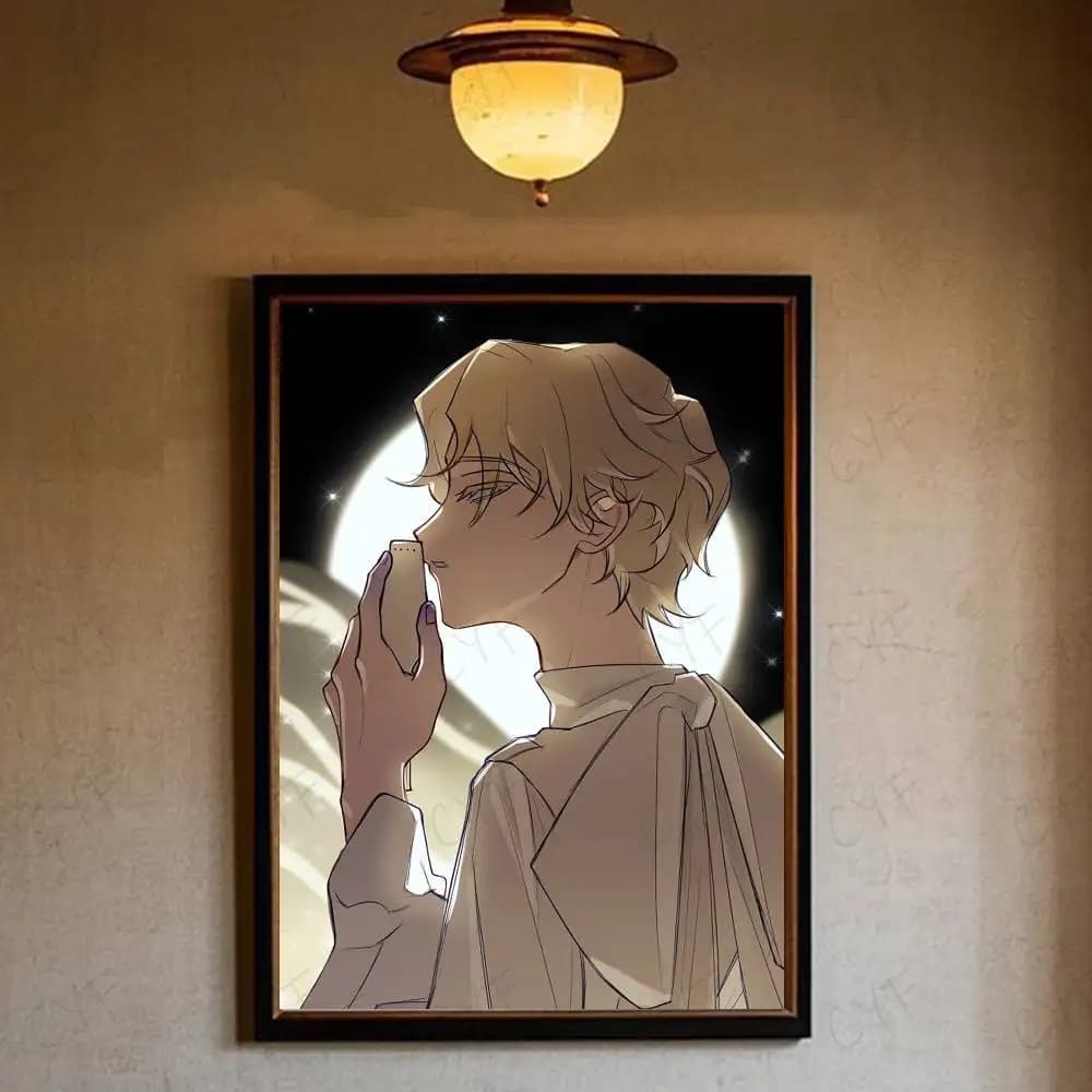 Affiche de dessin animé Alien Stage Luka, décor mural pour maison, salon, Garage