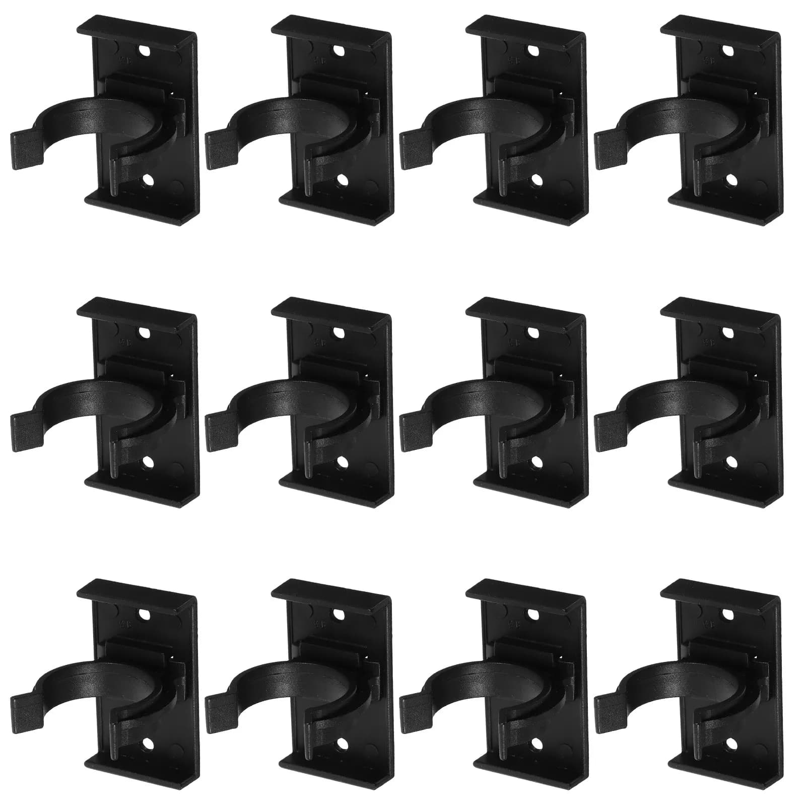 12 pièces de clips en plastique pour plinthes de meubles, supports de pieds de meuble, protection de