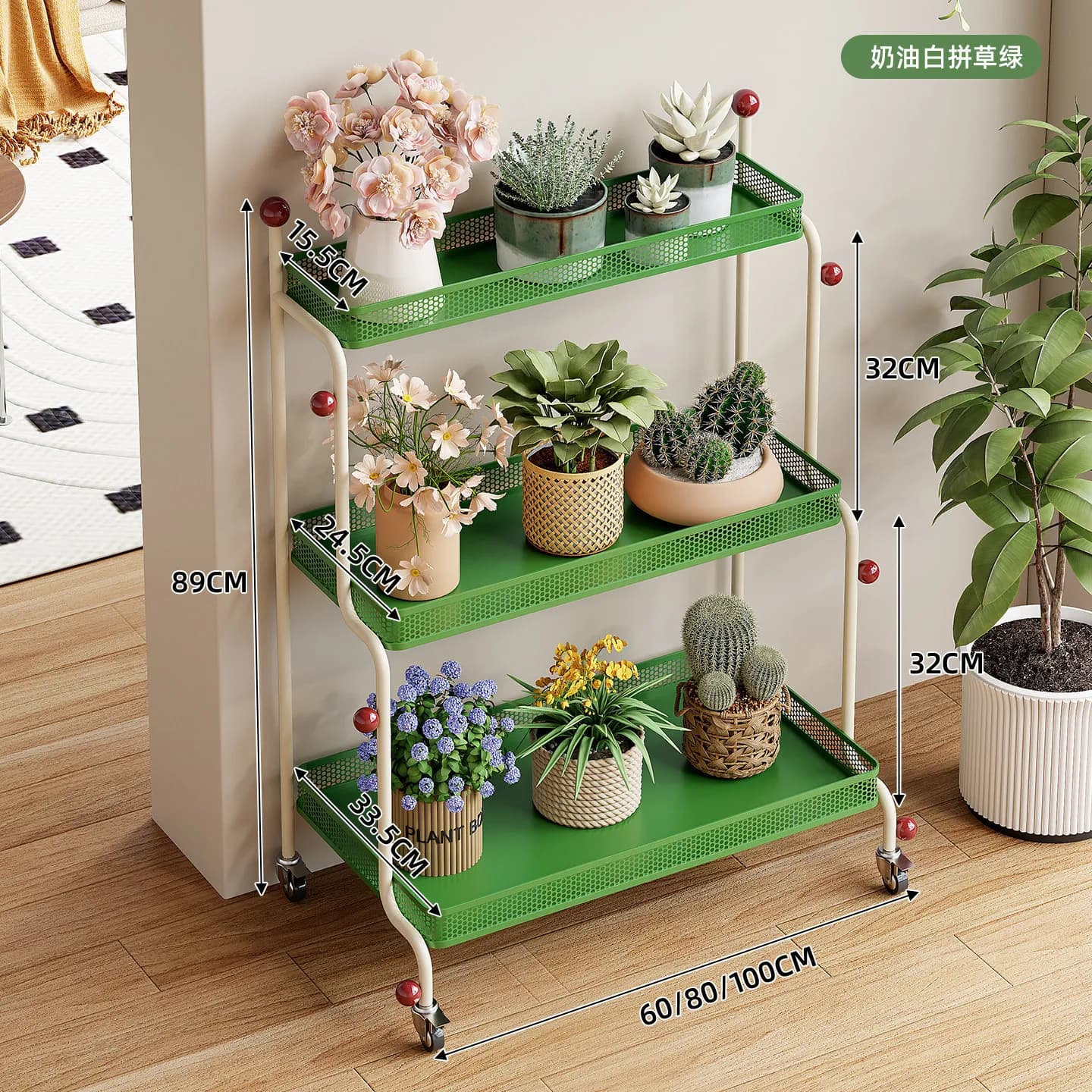 Support de plantes d'extérieur d'angle blanc pour balcon, support de plantes pour hôtel, rose, jardi