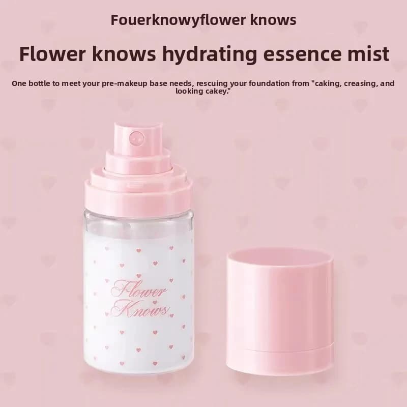 Spray hydratant FlowerKnow pour le visage, base de maquillage, essence hydratante, produits de soin 