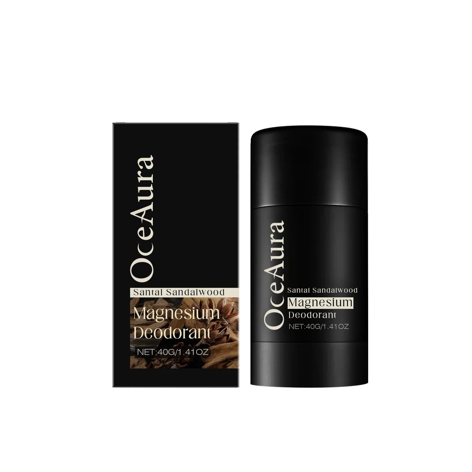 Crème déodorante au bois de santal pour hommes, réduit les odeurs des aisselles, parfum longue durée