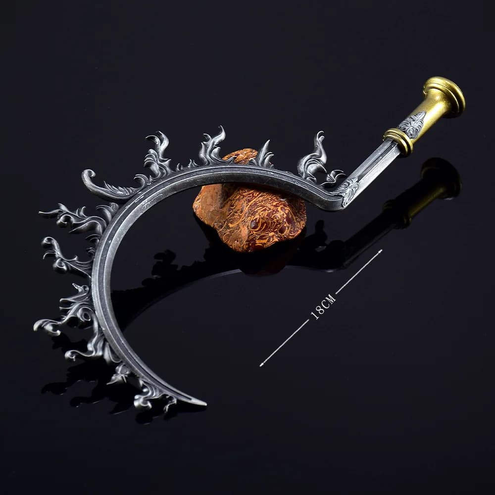 Épée de jeu de 18 cm Eclipse Shotel, modèle de jouet en métal, accessoire de collection, cadeau, ornement