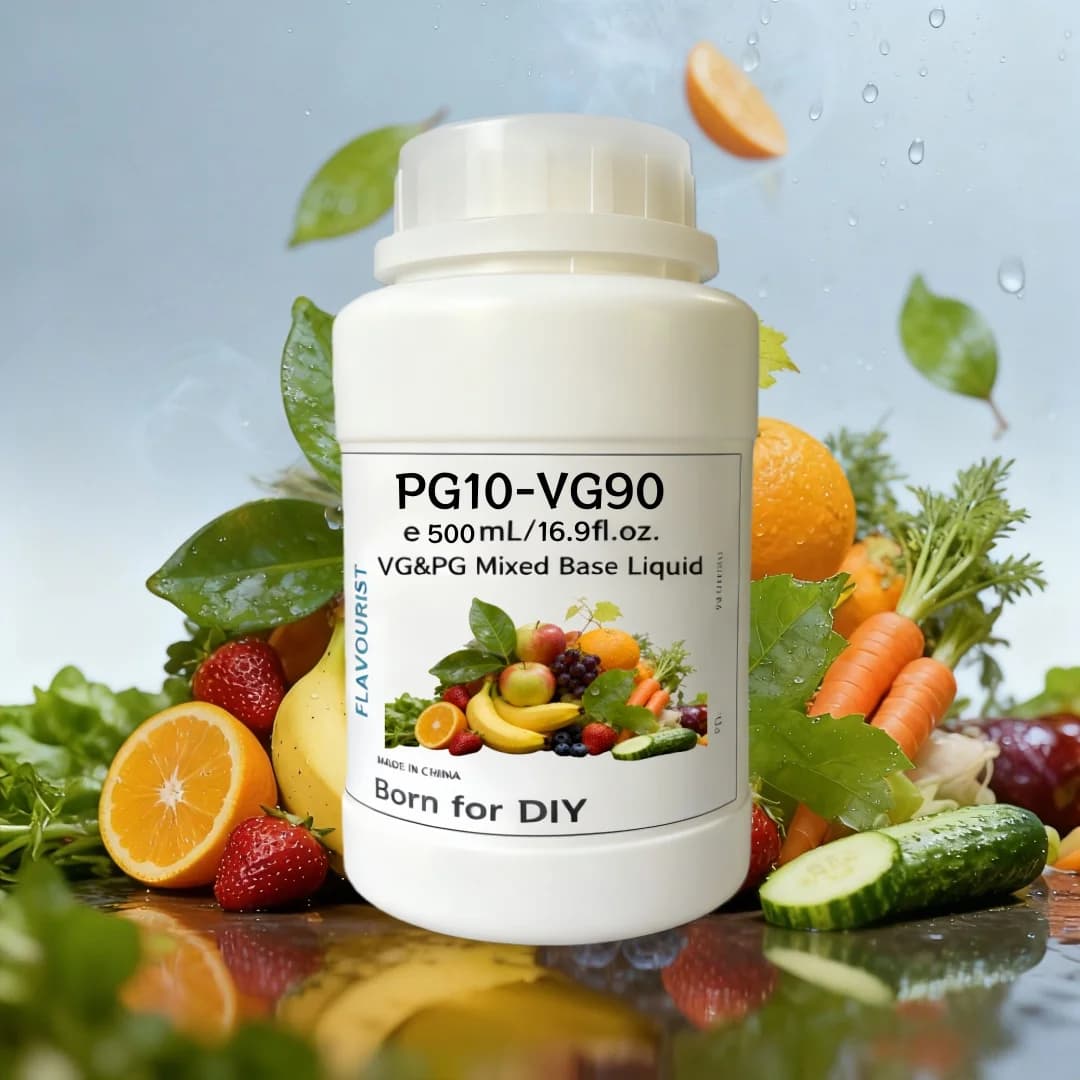 Diyvape 500 ml 1 litre Pg Vg Base mixte propylène glycol et glycérine végétale 500 ml en bouteille