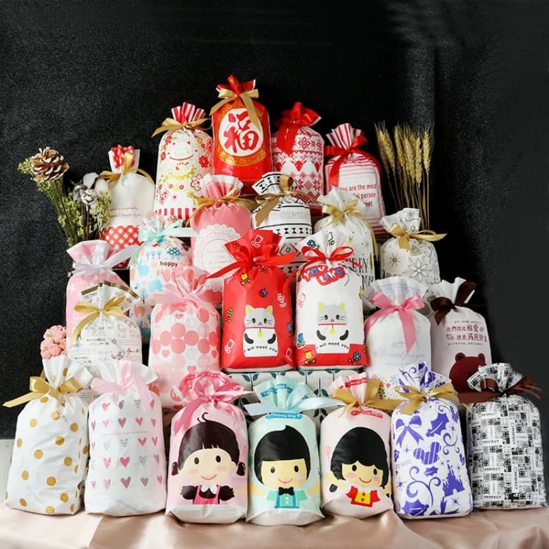 Emballage cadeau de Noël en plastique
