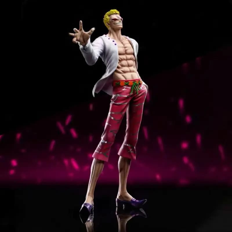 Figurine de dessin animé Donquixote Doflamingo, 29cm, une pièce, modèle d'action en Pvc, poupée de Collection, décoration, ornements, jouets, cadeau