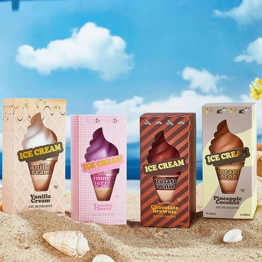 Parfum crème glacée et Popsicle, parfum créatif, parfum d'été rafraîchissant, parfum longue durée pour femmes et filles
