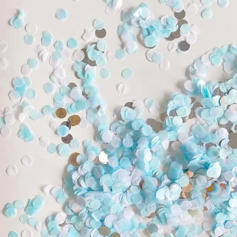Canon à confettis pour révélation du sexe, bleu et rose, pour décorations de fête de révélation du sexe et de baby shower