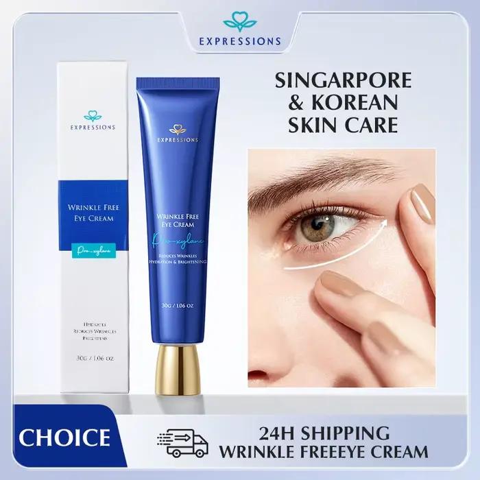 Expressions crème pour les yeux sans plis sérum pour les yeux au rétinol Anti-âge pour les cernes et