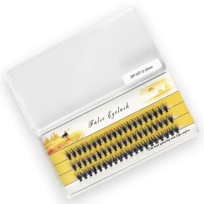 Extensions de cils en vison naturel, nouveaux grappes de cils bouclés 20D C/D/L, cils personnels, ci
