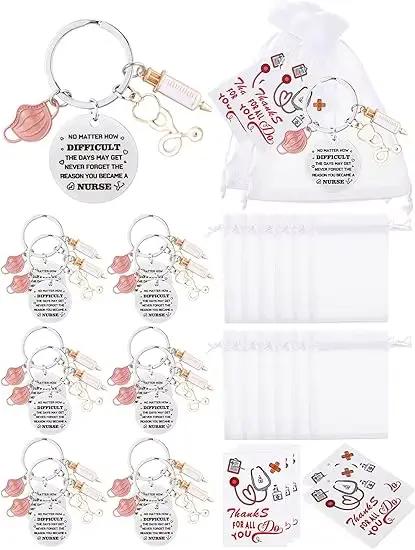 Sureio Ensemble de 36 Porte-clés pour Infirmières, Cadeau pour la Semaine des Infirmières et Cadeaux