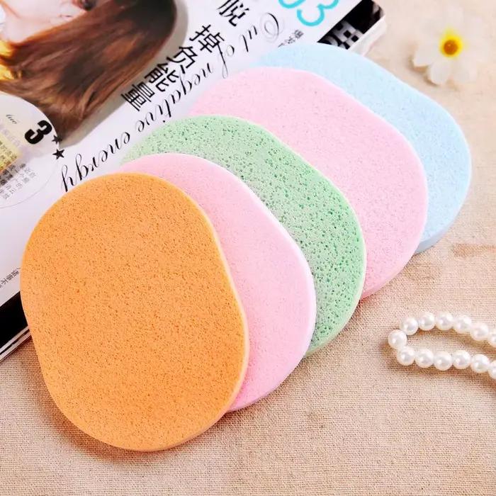 1PC algues poudre nettoyante pour le visage bouffée PVA éponge visage lavage bouffée maquillage nett