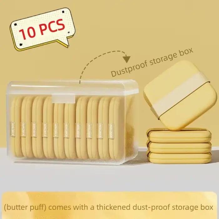 10/20 pièces Éponge de maquillage double face douce et moelleuse, type coussin d'air, qui s'agrandit