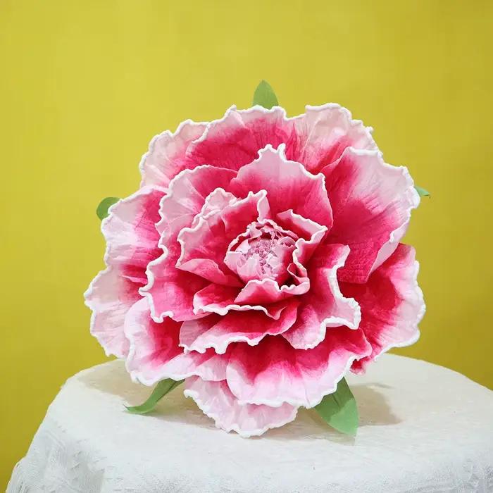 Grandes fleurs artificielles de pivoine de 30/40/50/60/80 cm, branches décoratives pour mariage, fle