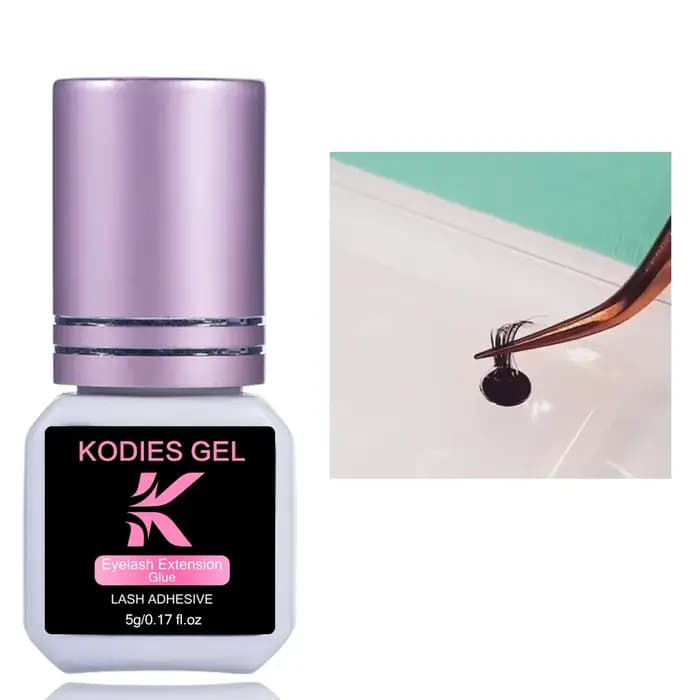 KODIES GEL Extra fort colle à cils Extension fournitures 5g 0.5 seconde colle à cils secs pour faux